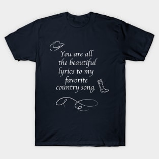 My Country Lyrics T-Shirt